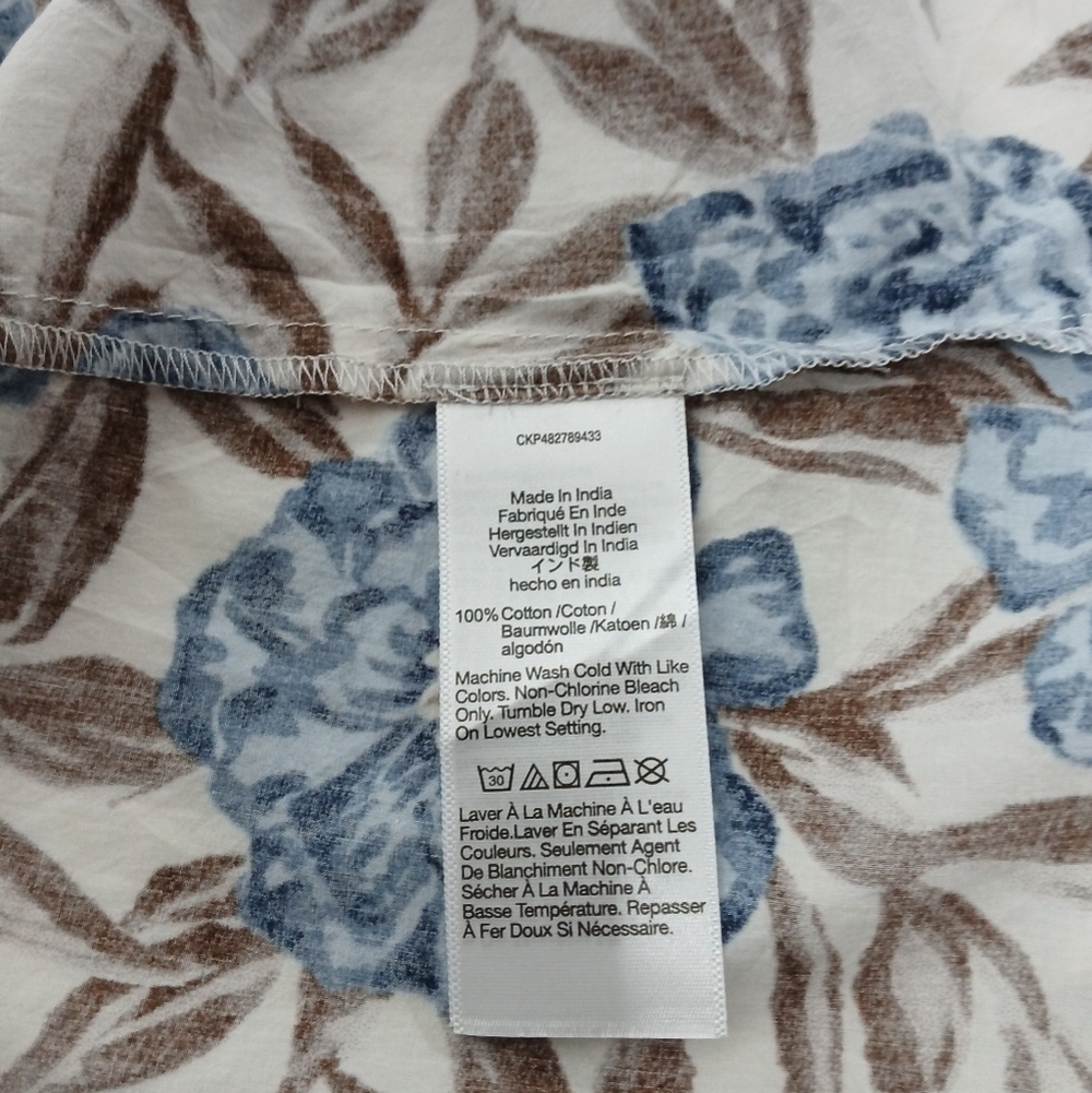 Madewell Sleeveless V Neck Midi Dress In Floral. Size 4 - Picture 12 of 12